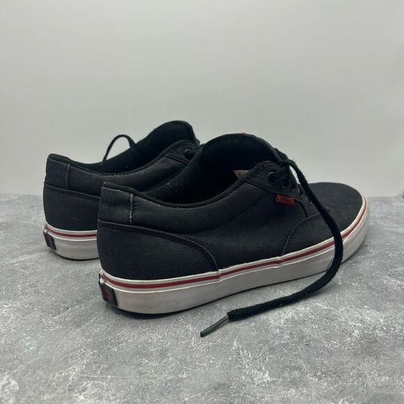 VANS Off The Wall Mens Black Low Top Skateboard Sneaker Size 10 Streetwear - Picture 3 of 15